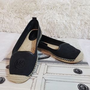 Michael Kors Black Canvas Espadrille
